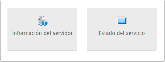 Estado del servidor