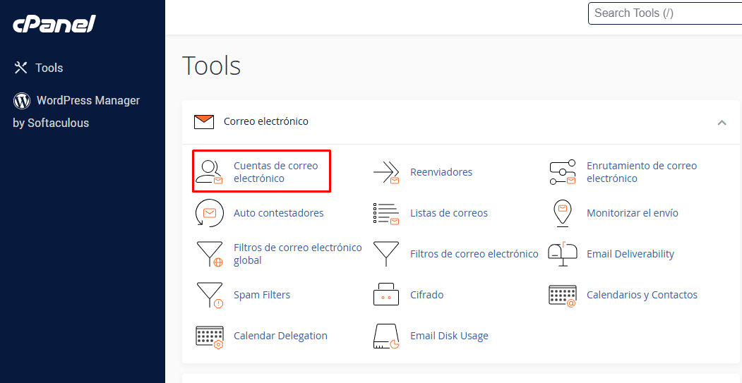 Crear correo en mi cpanel
