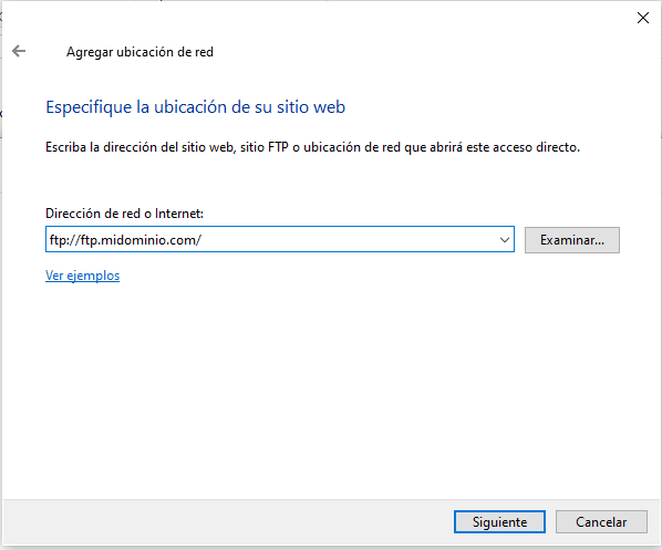 Subir archivo por ftp sin programas